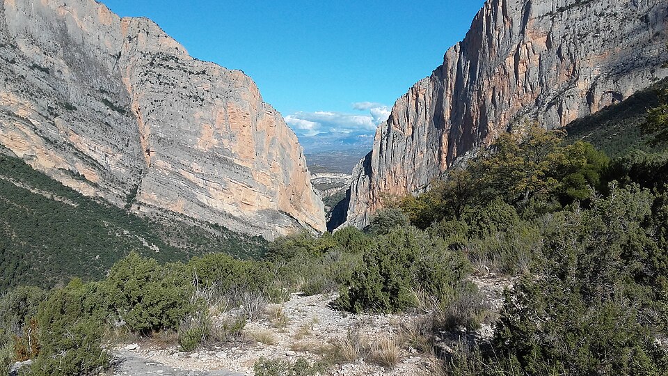 Congost de Mont-rebei, vist des del sud (2020).